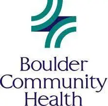 A logo of boulder community health.