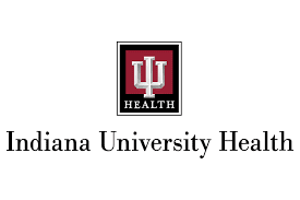 A logo for indiana university health.